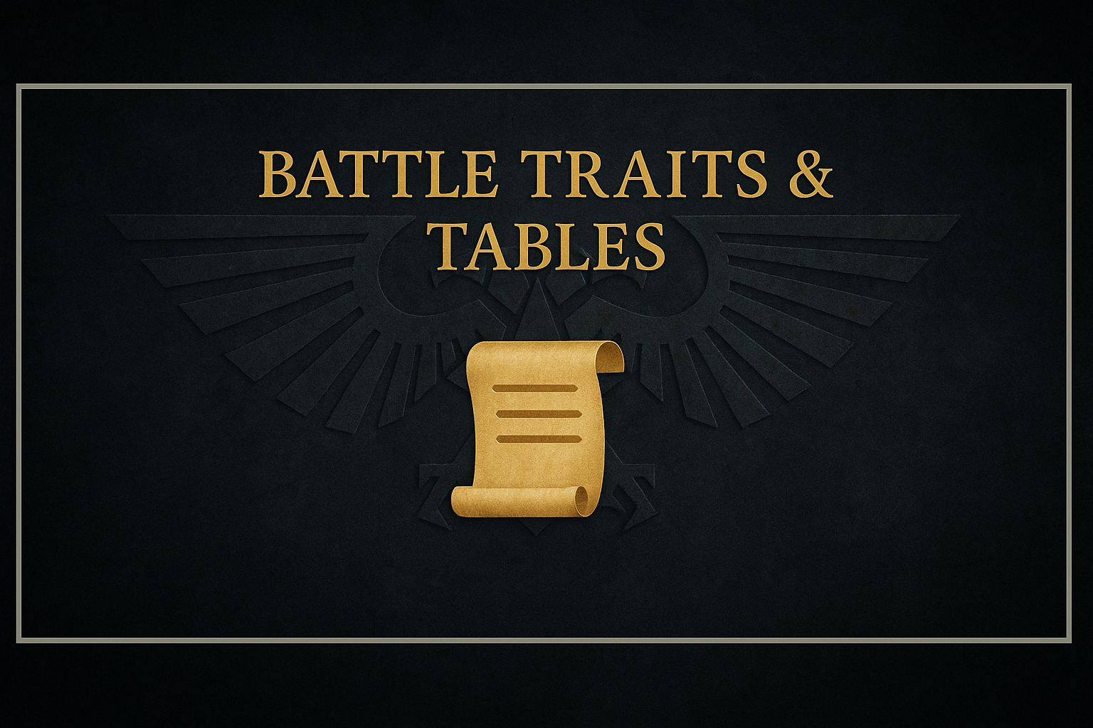 Battle Traits & Tables